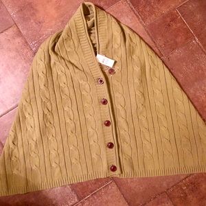 ANN TAYLOR LOFT PONCHO STYLE SWEATER